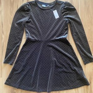 Gap Kids Velvet Skater Dress size Medium (8)